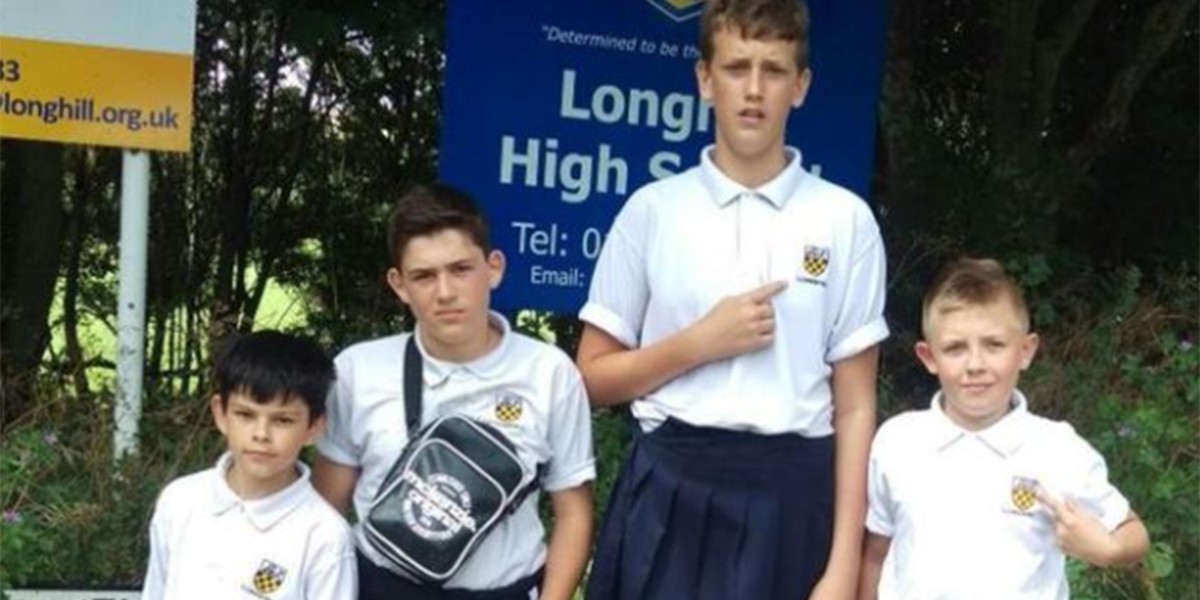 La ingeniosa reacción de alumnos a quienes les prohibieron usar pantalones cortos | Curiosidades