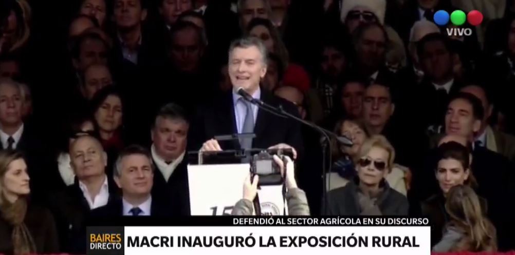 Macri en la Rural: "Se le sacó la pata de encima al campo" | Política