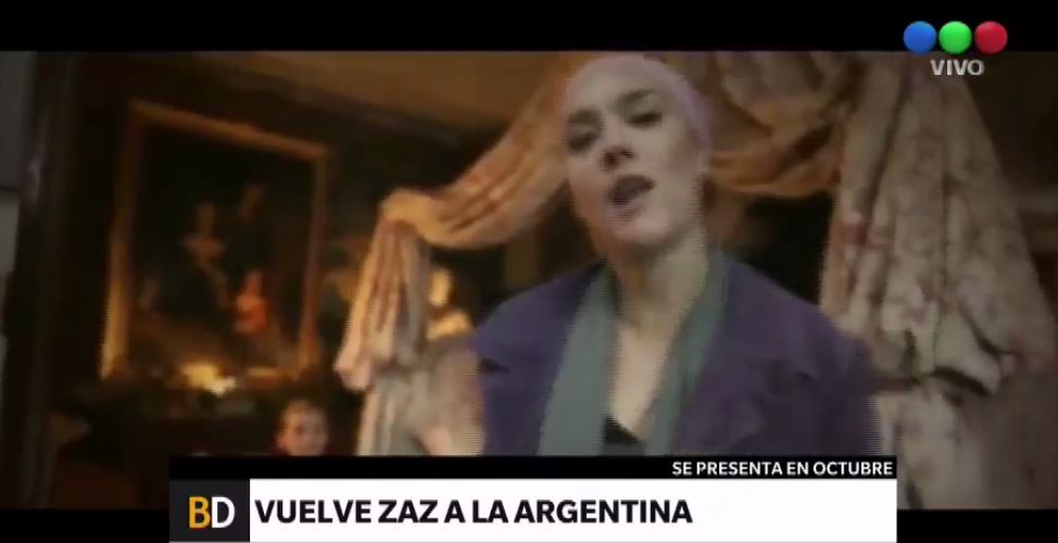 Vuelve Zaz a la Argentina | Espectáculos
