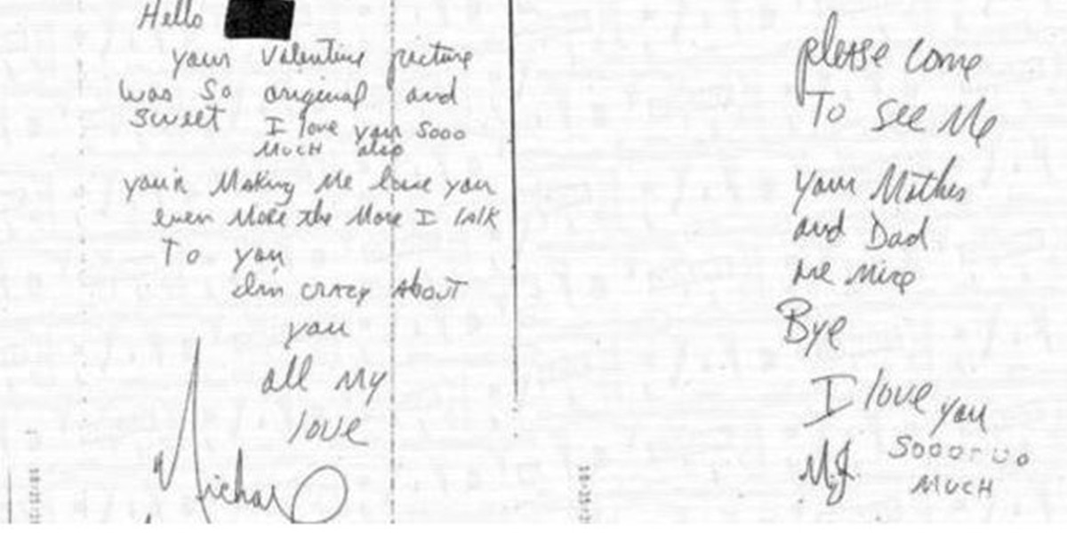 Revelan cartas de amor de Michael Jackson a una nena de 12 años | Espectáculos