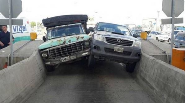 Insólito choque en un peaje de la Panamericana | Actualidad