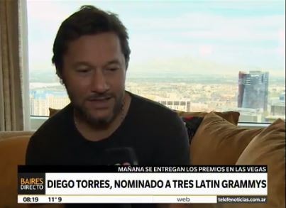 Diego Torres, nominado a 3 Latin Grammys | Espectáculos