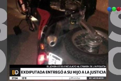 Una ex diputada entregó a su hijo a la Justicia por el crimen de un policía | Actualidad
