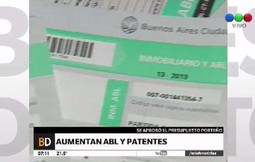 Aumentan ABL y patentes en 2017 | Actualidad