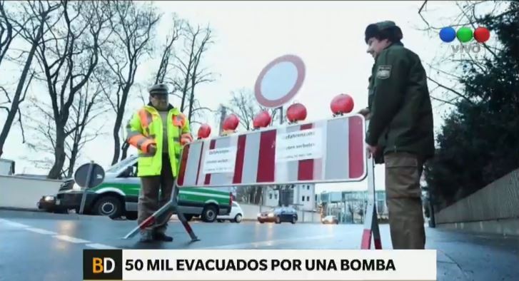 Alemania: evacúan a 54.000 personas para desactivar una bomba de la II Guerra Mundial | Internacionales