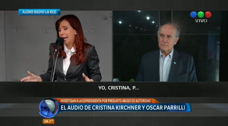Se conoció el audio de Cristina y Parrilli por Stiuso: "¿A quién le armamos carpetazos nosotros?" | Política