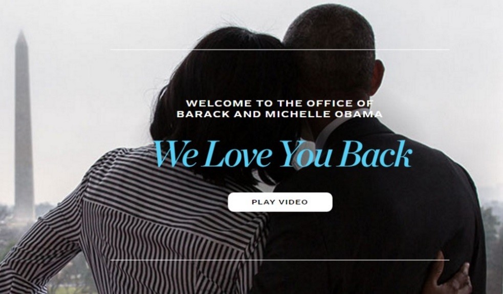 Los Obama estrenan web propia y ponen en marcha su nueva oficina en Washington | Redes