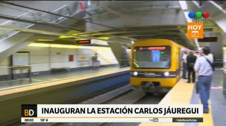 "Santa Fe-Carlos Jáuregui", la nueva estación de la línea H | Actualidad