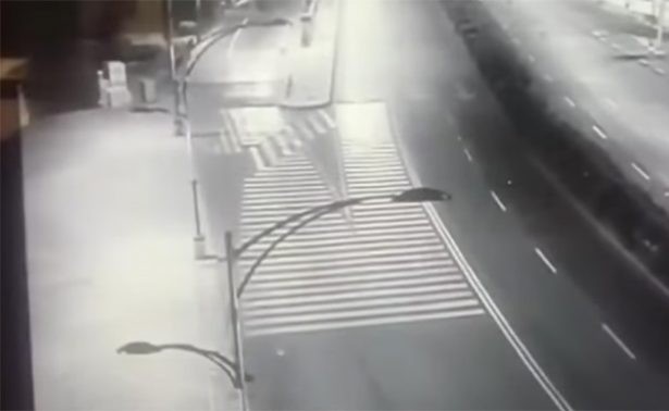 Video de terror: ¿apareció una sombra en este video de un choque en México? | Curiosidades