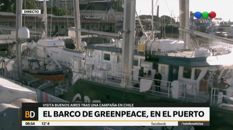 Abrieron al público el barco de Greenpeace y se puede visitar hasta el domingo | Actualidad
