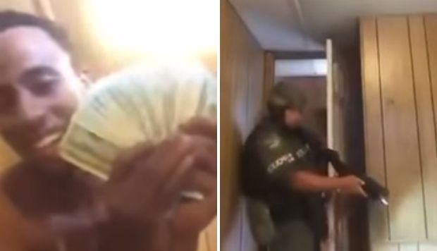 Un narco transmitió su propia detención por Facebook Live | Redes