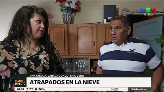 Familia neuquina quedó varada en la nieve por 25 horas con 20 grados bajo cero | Actualidad