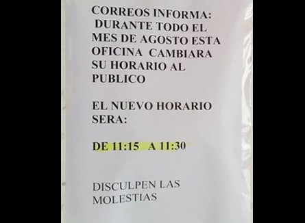 Una oficina de correos atiende solo 15 minutos por día y causa furor en las redes | Redes