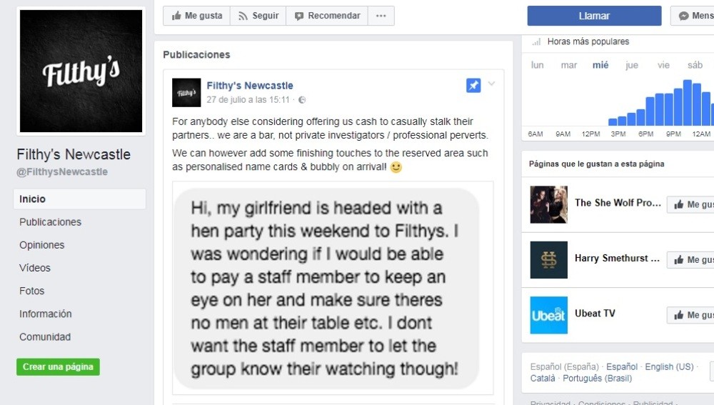 El insólito mensaje de un joven a un bar:  le pidió que vigilaran a su novia | Curiosidades