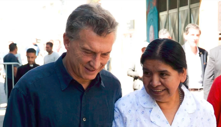 Mauricio Macri visitó el comedor de Margarita Barrientos | Política