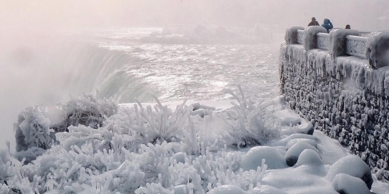 Ola polar en América del Norte: se congelaron las cataratas del Niágara | Internacionales