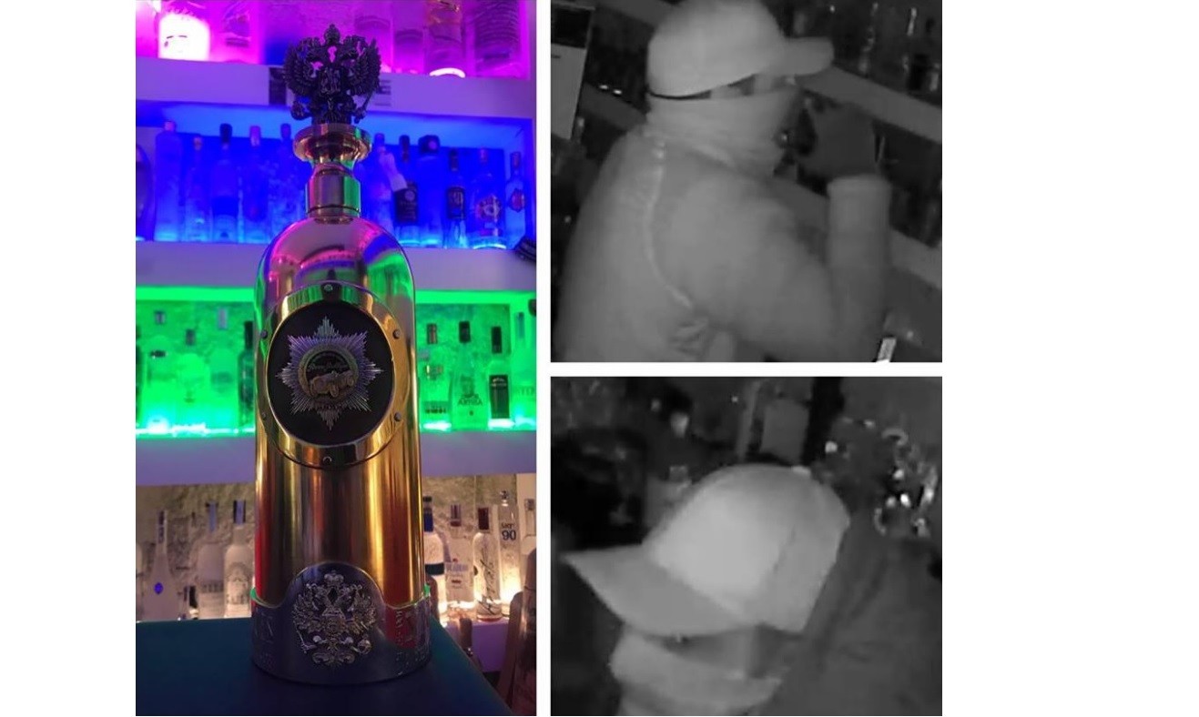 Roban la botella de vodka más cara del mundo, valorada en 1 millón y medio de dólares | Actualidad