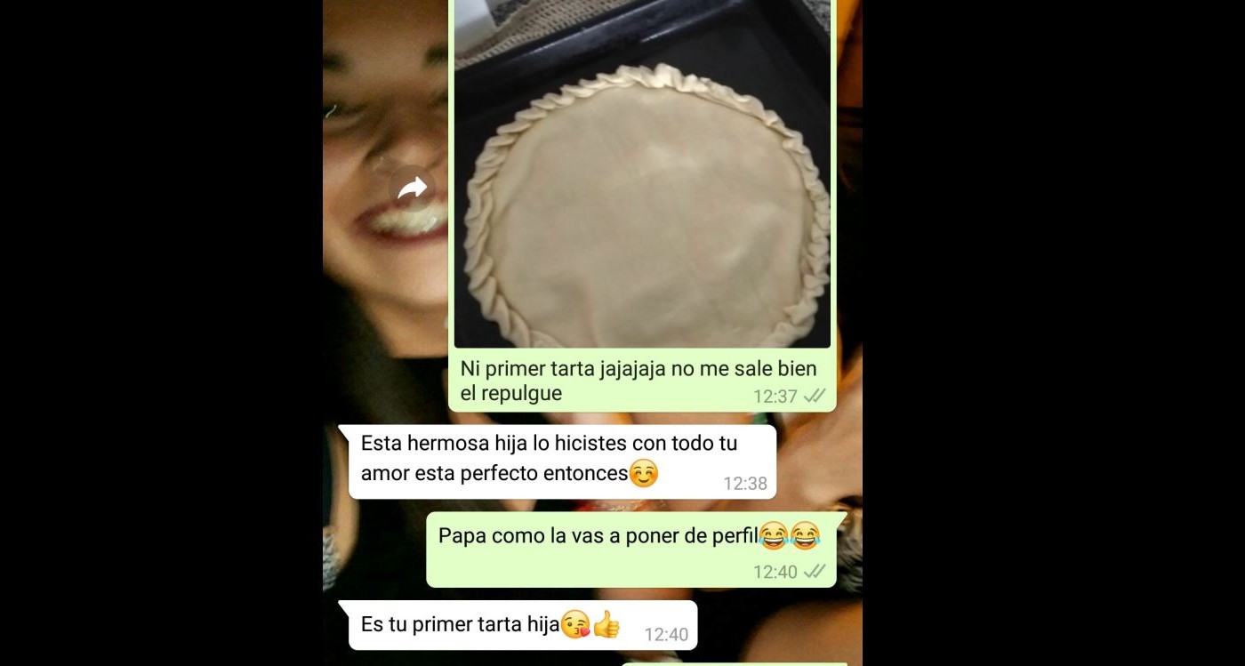 Una chica compartió una increíble captura de una charla con su papá por WhatsApp y explotaron las redes | Redes