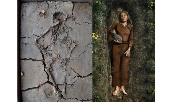 Hallaron restos de un bebé de hace 6000 años: estaba abrazado a su madre | Internacionales