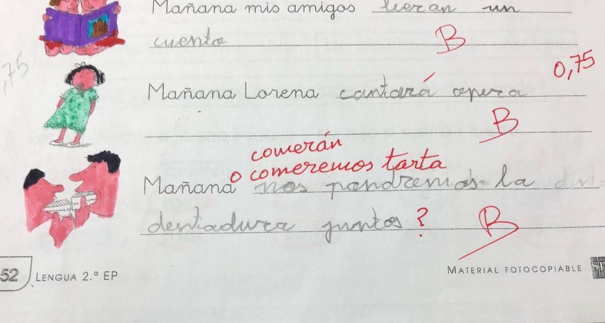 Una chica publicó un ejercicio del colegio de su hermana y los usuarios estallaron con las correcciones del maestro | Redes