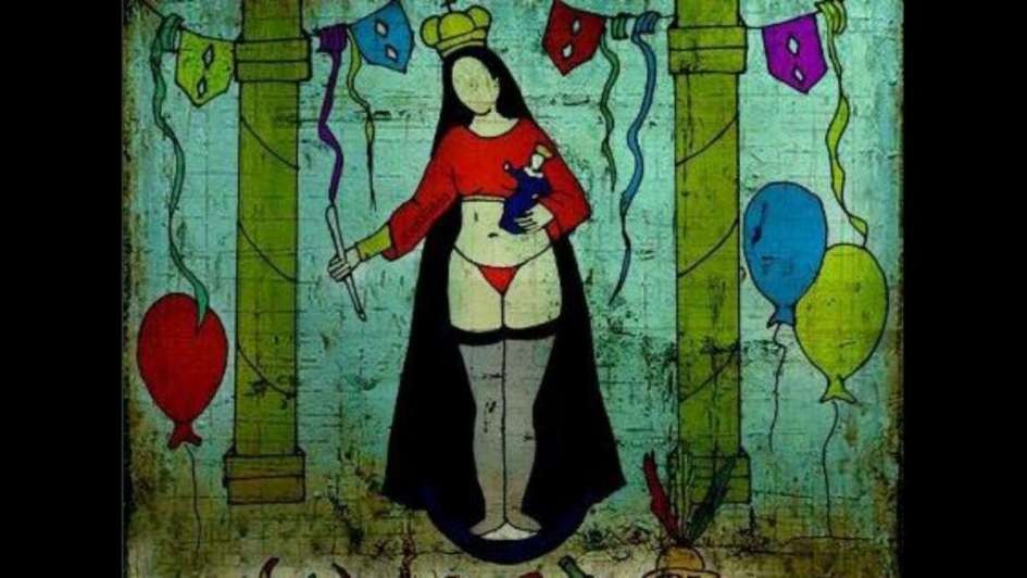"La virgen en tanga", la obra de arte que generó polémica en Bolivia | Internacionales