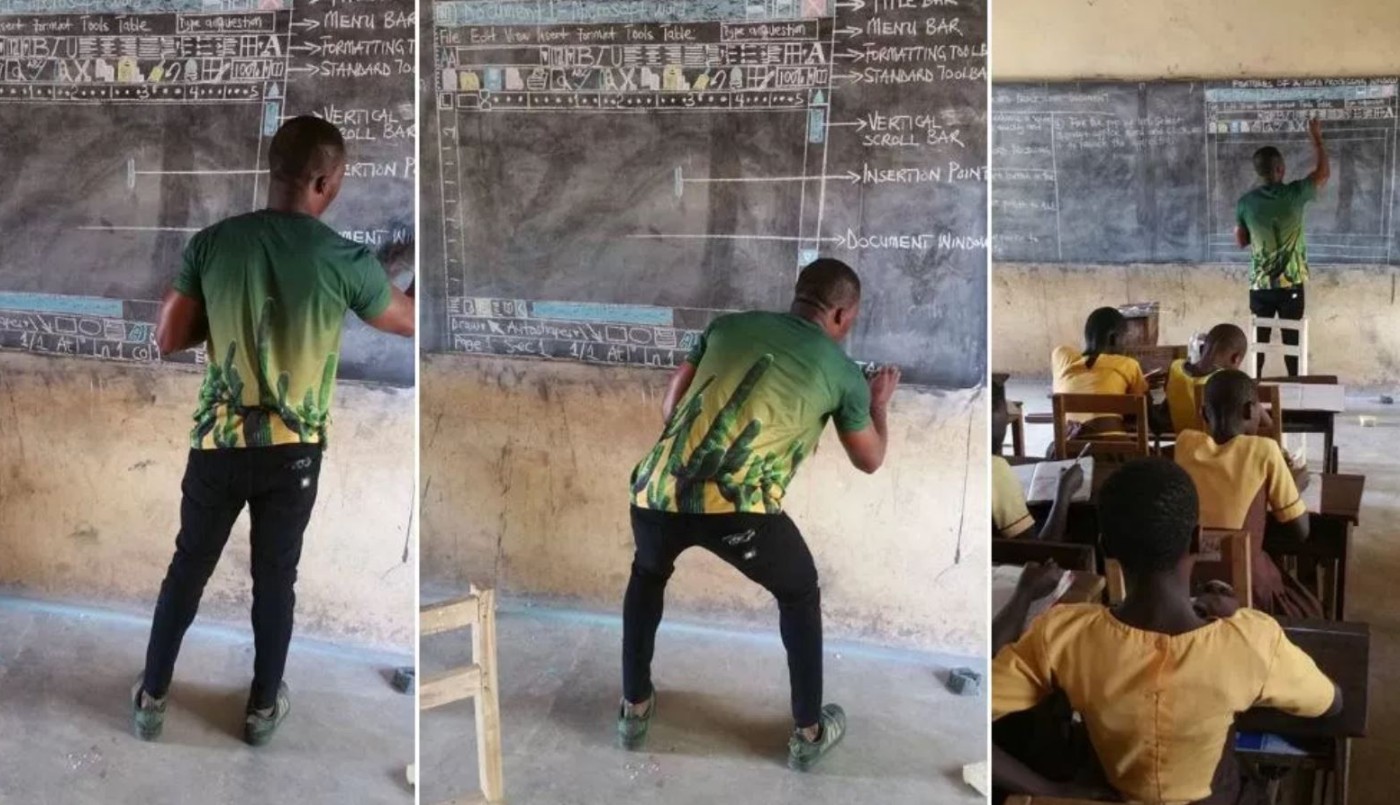 La historia detrás del profesor que enseña computación en un pizarrón y se volvió furor en el mundo | Redes