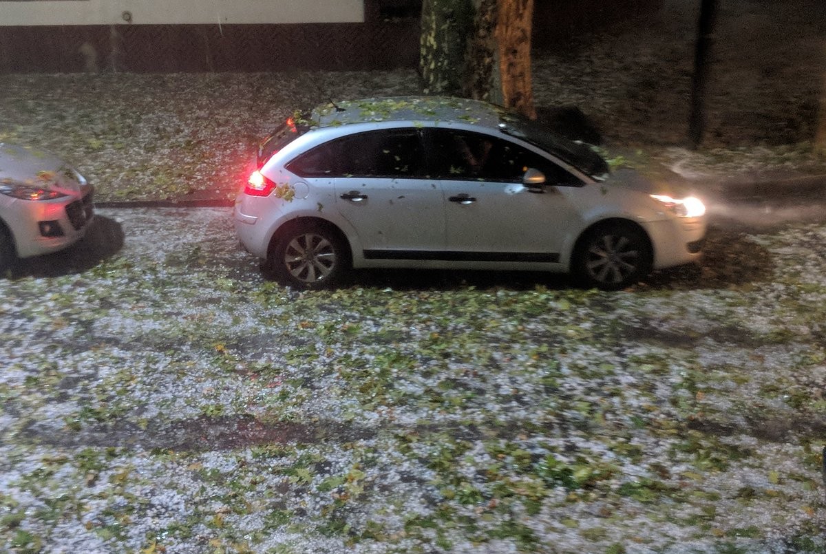 Fuerte tormenta de lluvia y granizo en Buenos Aires | Actualidad