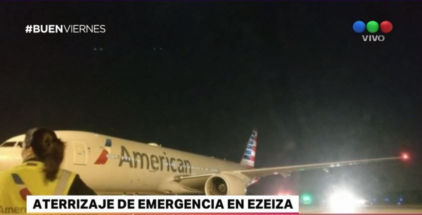 Un avión de American Airlines aterrizó de emergencia en Ezeiza | Actualidad