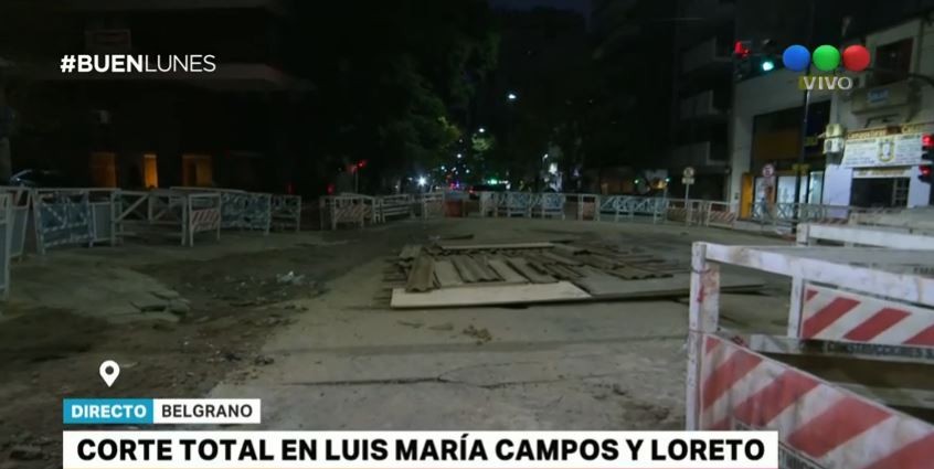 Se rompió un caño de agua en Belgrano | Actualidad