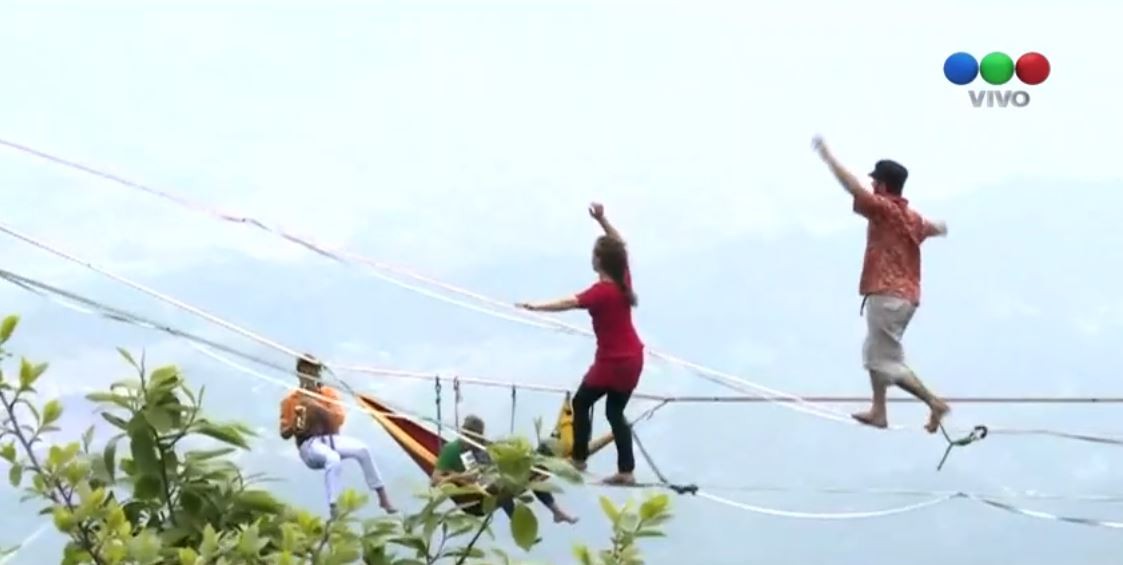 Una banda de música francesa tocó a más de 1.400 metros de altura en China | Internacionales