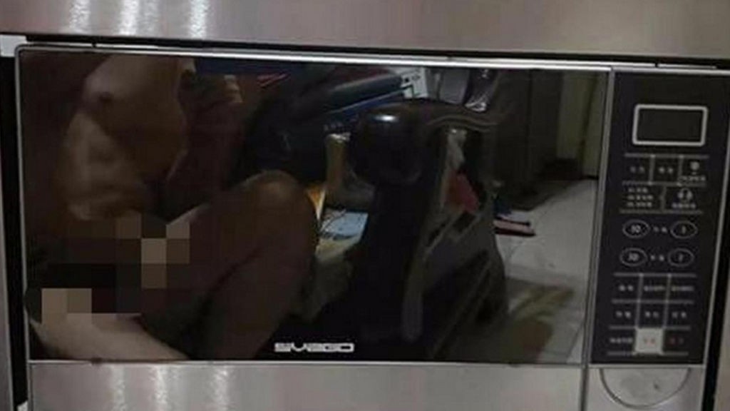 Intenta vender su microondas y aparece desnudo en la foto del anuncio | Curiosidades