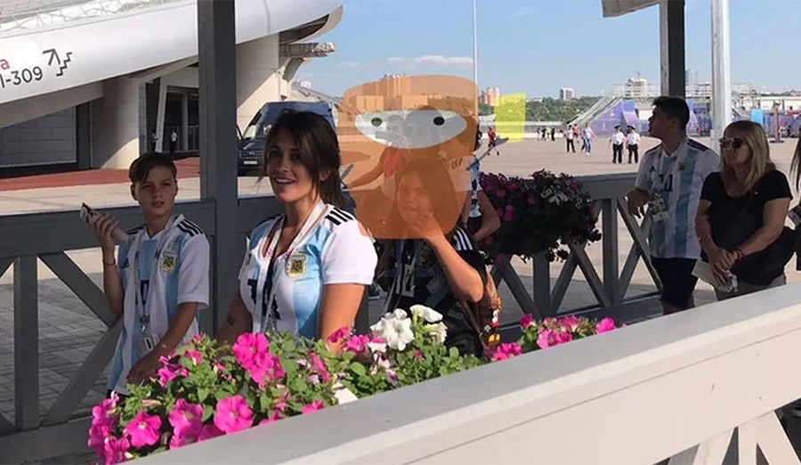 Antonela Roccuzzo ya está en Kazán para alentar a Messi | Rusia 2018
