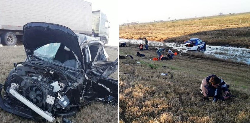 Auto embistió a un camión en un control vial: un muerto y cuatro heridos | Actualidad
