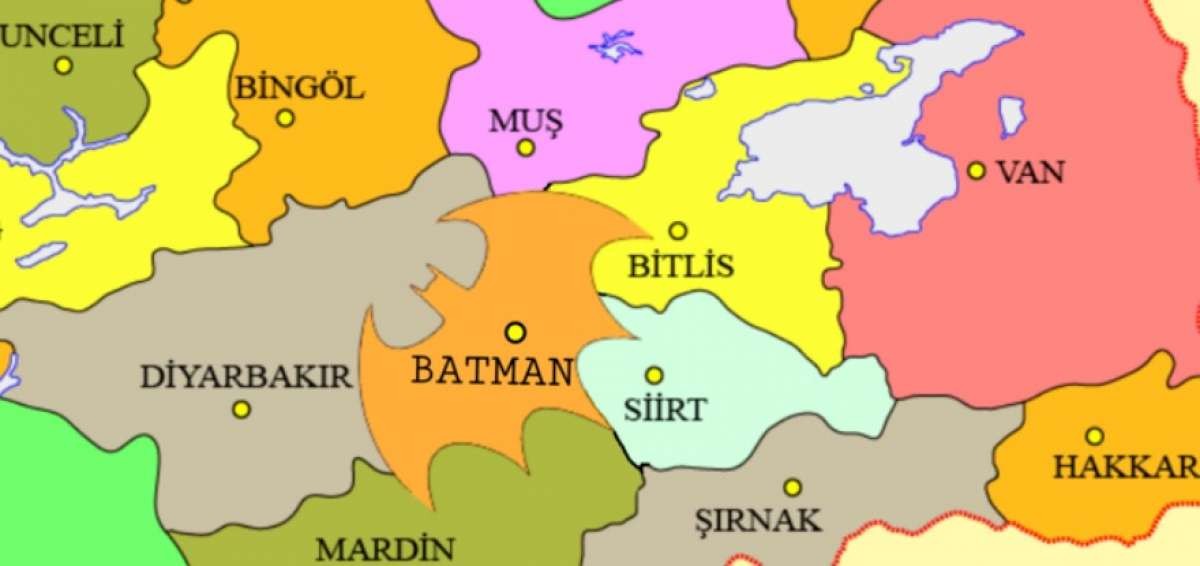Turquía: piden que las fronteras de la provincia de Batman formen el logo del personaje | Curiosidades