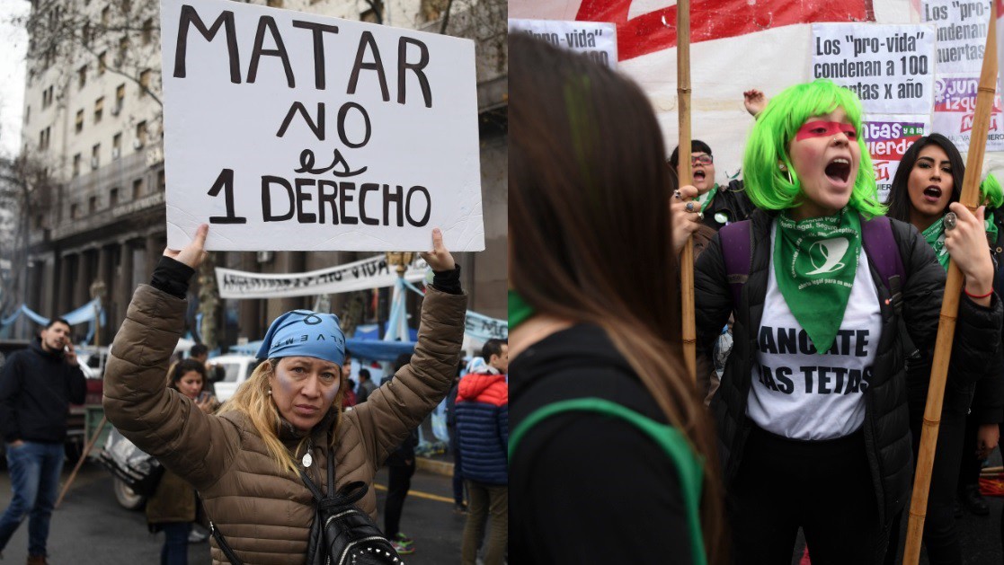 Todas las imágenes del debate por el aborto en el Senado | Política