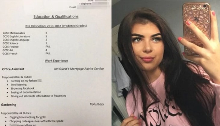 El brutal currículum que un padre escribió sobre su hija de 16 años: "Es impuntual, perezosa y maleducada" | Redes