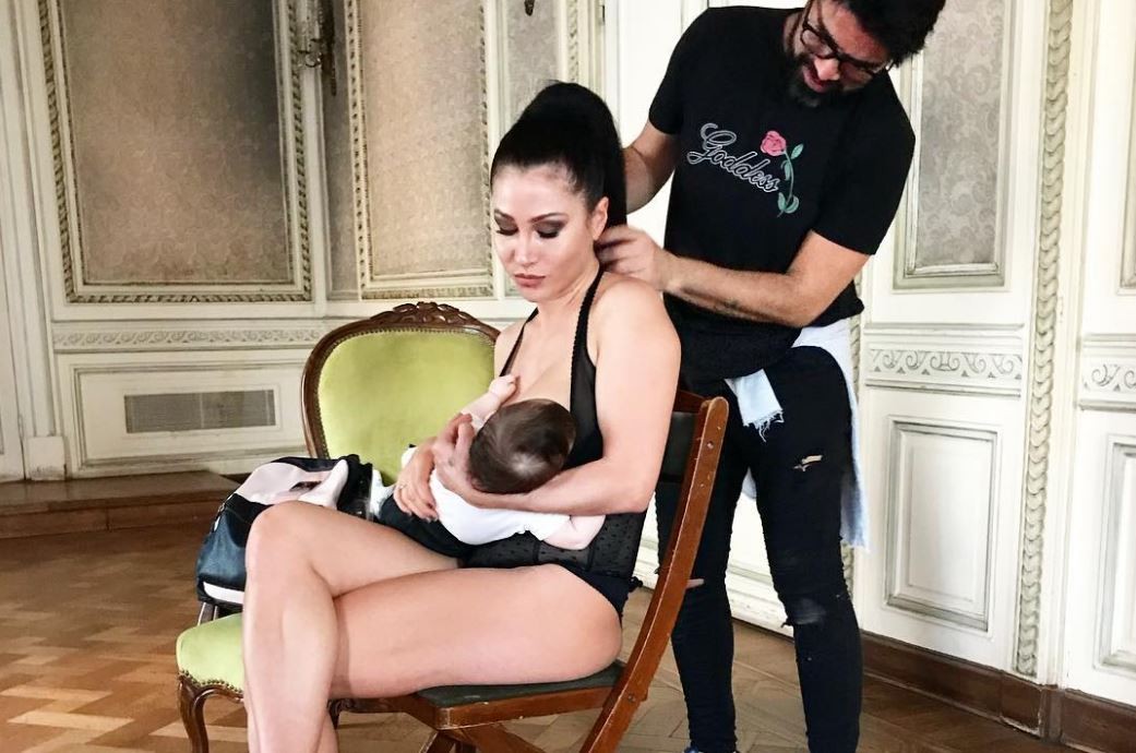 Adabel Guerrero subió una foto amamantando a su beba y la criticaron en las redes | Espectáculos