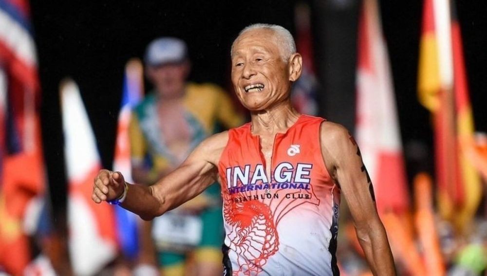 La historia del japonés que completó un triatlón a los 86 años | Curiosidades