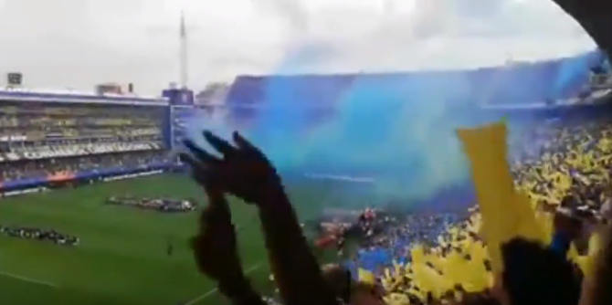 La Bombonera on fire: así fue el recibimiento de los hinchas de Boca a su equipo en la Superfinal | Deportes