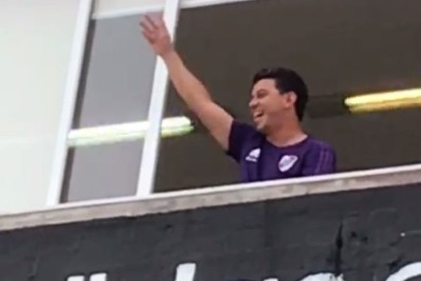 Como un hincha más: el festejo de Gallardo | Deportes