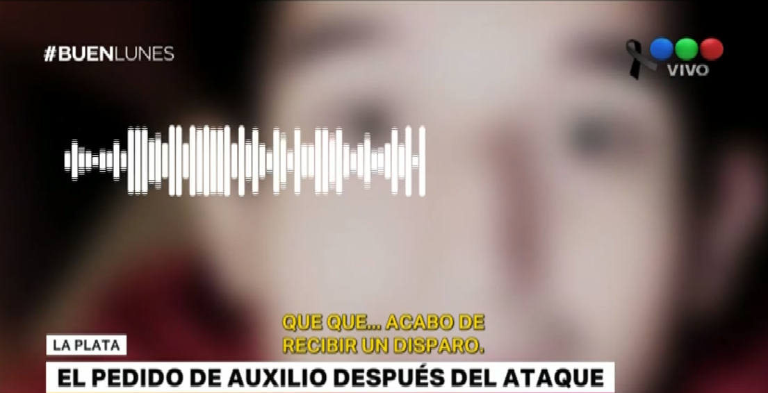 "Acabo de recibir un disparo": el fuerte audio del repartidor baleado en La Plata | Actualidad