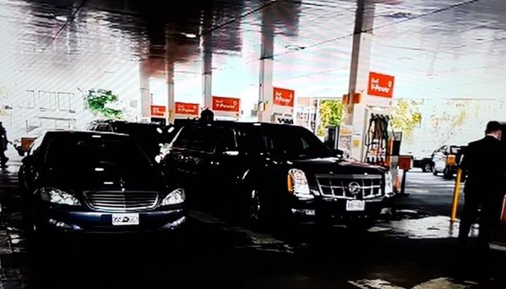 "La Bestia", el auto de Donald Trump cargó nafta en Buenos Aires | Política