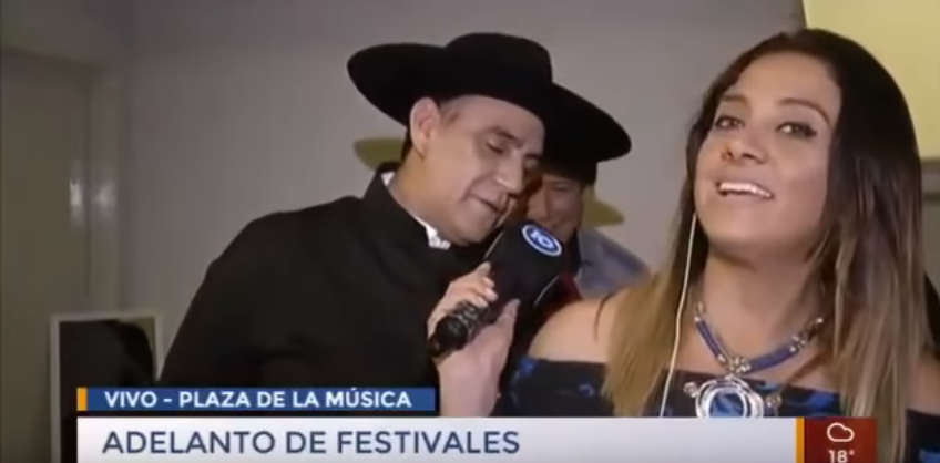 Polémica actitud machista del Chaqueño Palavecino con una periodista, en medio de una nota | Espectáculos