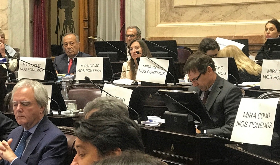 Respaldo a la actriz Thelma Fardin en el Senado | Política