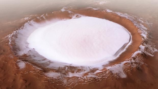 Fotos de Marte: el impactante cráter Korelev con hielo eterno | Internacionales