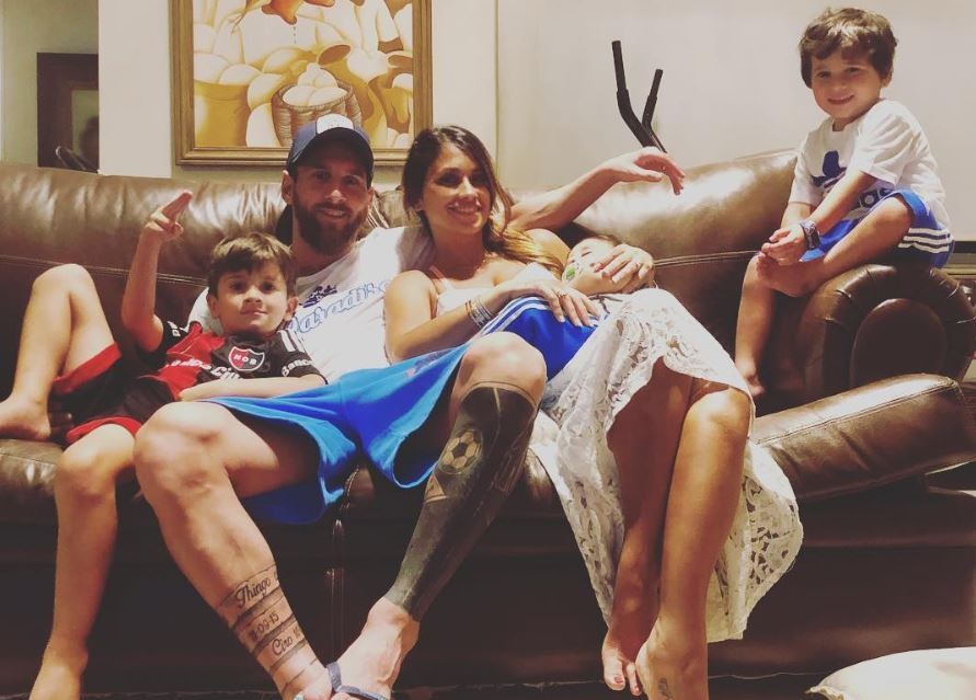 La foto viral de la familia Messi en Rosario | Redes