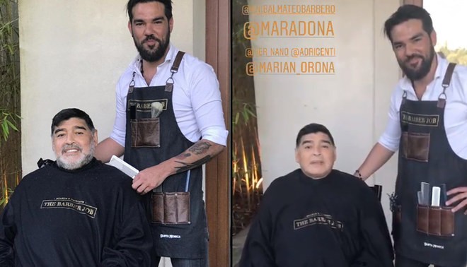 El cambio de look y el mensaje de Diego para el 2019: "Vaya donde vaya soy argentino" | Redes