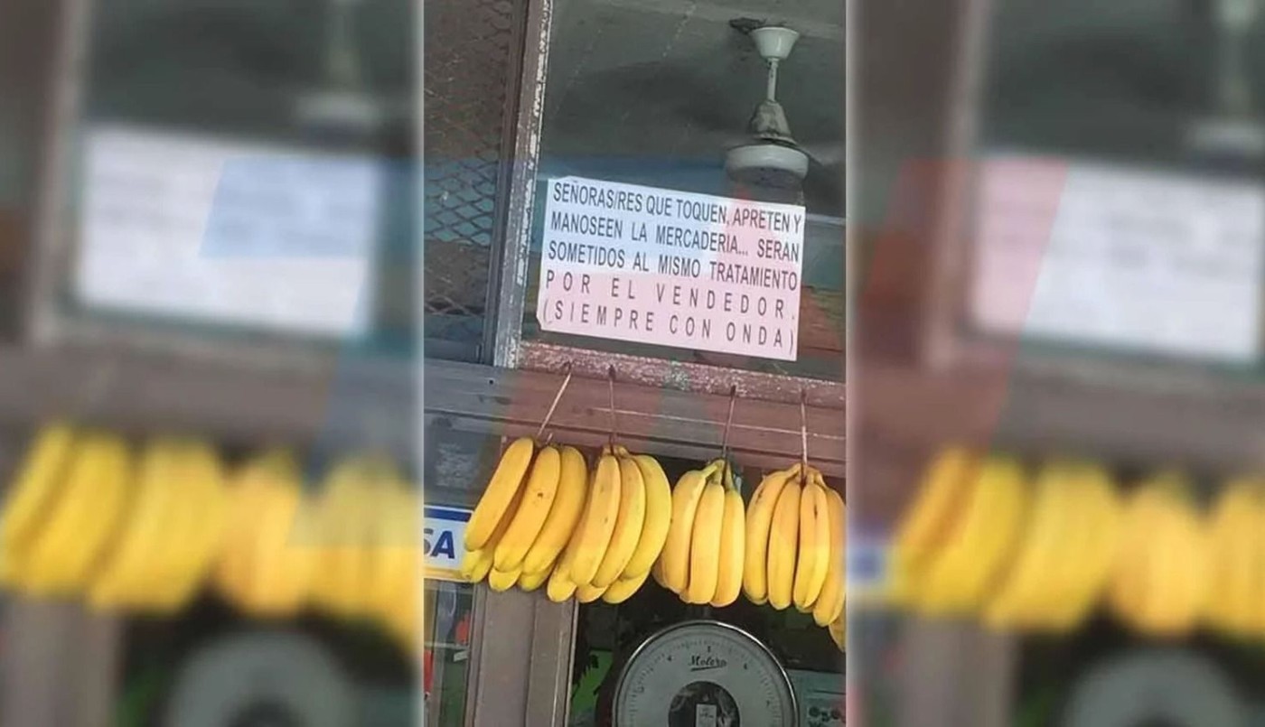 Colocó un cartel en su verdulería, se hizo viral y causó indignación en las redes | Redes