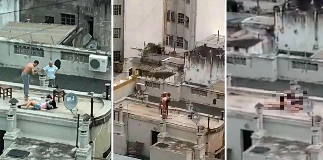 ¿Qué se sabe de la pareja grabada teniendo sexo en una terraza? | Redes