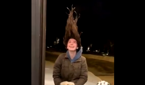 Los pelos de punta: el experimento a -34 grados que es furor en las redes | Redes